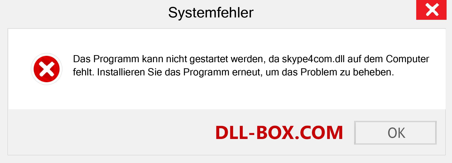 skype4com.dll-Datei fehlt?. Download für Windows 7, 8, 10 - Fix skype4com dll Missing Error unter Windows, Fotos, Bildern